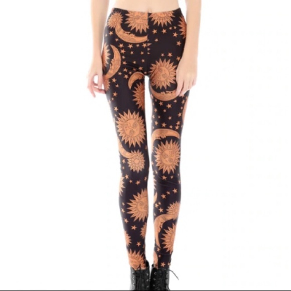 Moon and sun leggings